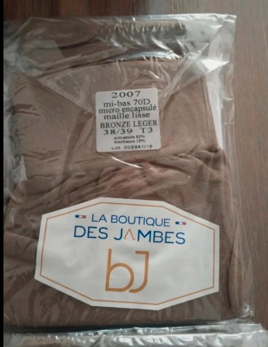 Mi-bas energétique 70D,Bronze Léger T3, La Boutique Des Jambes – photo 5